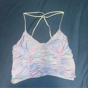 Urban Outfitters Blue and Purple Strappy Top